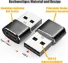Two USB adapters are shown on a white background, with German text labels highlighting their features. Produktbild-Vorschau