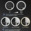 Kleankin badspiegel met verlichting, diameter 70 cm, Productafbeelding-voorbeeld 5