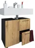 Armadio lavabo in legno | Armadio da bagno | Dimensioni: H. Anteprima dell’immagine prodotto 1