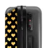 NoBoringSuitcases.com® Großer Koffer - Goldene Herzen auf Produktbild-Vorschau 5