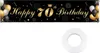 Ghirlanda banner per il 70° compleanno Decorazione da Anteprima dell’immagine prodotto 3