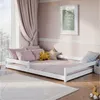Kinderbett Bodenbett Bett mit Rausfallschutz & Lattenrost Produktbild-Vorschau 1