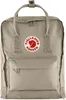 A front-facing view of a gray backpack. Voir les images du produit