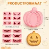 13-tlg. Halloween-Keksausstecher-Set mit Kürbis-Stempeln, Kunststoff Náhľad obrázku produktu
