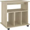vidaXL Rollschrank Sonoma-Eiche 60x45x60 cm Holzwerkstoff Produktbild-Vorschau 1
