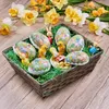 com-four® 6x Osterei zum Befüllen - Bunte Fülleier für Produktbild-Vorschau 2