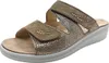 Rohde Damen Pantolette Leder Glitzer Druck Strass Produktbild-Vorschau 44