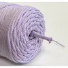 Cordone di cotone intrecciato 5mm 100m viola ColiNea Anteprima dell’immagine prodotto 2