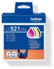 Brother LC521VAL, Czarny, Cyjan, Purpurowy, Żółty, 4 szt., Podgląd zdjęcia produktu 2