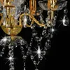 The Living Store Kronleuchter mit Perlen Golden Rund 5×E14 Produktbild-Vorschau 7