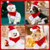Katzen Hunde Weihnachtskostüm, Haustier Kostüm Weihnachten Produktbild-Vorschau 3