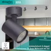 Oktaplex lampa sufitowa czarna GU10 reflektor sufitowy 1 Podgląd zdjęcia produktu 4