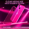NALIA Klare Neon Handy Hülle für iPhone 13 Mini, Bunt Produktbild-Vorschau 2