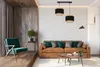 KAR-LIGHTING Pendelleuchte 2-flammig Schwarz/Braun Rattan & Produktbild-Vorschau 6