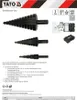 3-teiliges Stufenbohrerset – YT-44732 Produktbild-Vorschau 7