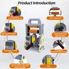 5tunový ruční hydraulický lis na kalafunu 600 W, dvojitá Náhled obrázku produktu 10