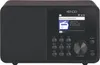 A black KENDO DAB+ Internetradio with a screen displaying station information. Produktbild-Vorschau