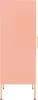 Armoire de rangement Rose 42,5x35x101,5 cm Acier Voir les images du produit 4