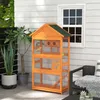 PawHut Cage à oiseaux en bois, cage perroquet, aire de Voir les images du produit 2