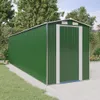 vidaXL Geräteschuppen Grün 192x689x223 cm Verzinkter Stahl Produktbild-Vorschau 2