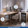 Schubladenschrank A4 mit 5 Schubladen, Schreibtisch Produktbild-Vorschau 3