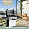 Gasgrill 3+1 Brenner mit Deckel DELO [Inkl. Handschuhe] Produktbild-Vorschau 3