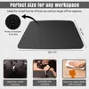 Tapis de protection LP noir 74 x 120 cm - Sous-main noir - Voir les images du produit 5