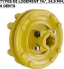 Wiltec Embrayage de Cardan - 6 Dents / 1 3/8" (34,9 mm) / Voir les images du produit 3