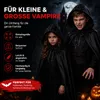 Kostium wampira na Halloween, czarny płaszcz z kapturem, Podgląd zdjęcia produktu 3