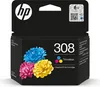 The image shows the packaging of an HP 308 Tri-colour ink cartridge. Náhľad obrázku produktu