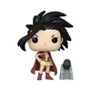 A Funko Pop! vinyl figure of Momo Yaoyorozu from My Hero Academia, standing next to a small cannon accessory. Podgląd zdjęcia produktu