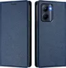 Litchi Leder Handyhülle für Realme C33 Wallet Kartenfächer Produktbild-Vorschau 2