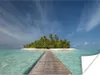 MuchoWow® Poster Meer - Pier - Insel 80x60 cm - Kunst für Produktbild-Vorschau 1
