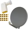 PremiumX DELUXE85 Alu 85cm Antenne Digital SAT Schüssel Produktbild-Vorschau 1