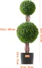VEVOR Umělý zimostráz, výška 121,9 cm (2 kusy), dvojité Náhled obrázku produktu 8