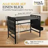 HomeLuxWorld 2-stufiges Mikrowellenregal mit Add Ons, Produktbild-Vorschau 2