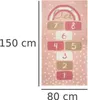 Kinderteppich "marelle" rosa 80x150cm  - Atmosphera Produktbild-Vorschau 6