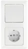 MILOS Set Steckdose+W-Schalter+Rahmen, 250V, 16A Produktbild-Vorschau 6