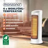 MONZANA® Keramik Heizlüfter 2000W 4 Betriebsmodi 15-40°C Produktbild-Vorschau 6