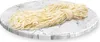 A bundle of raw sausage casings on a marble-patterned plate. Produktbild-Vorschau