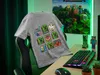 Minecraft Gamer Creeper Kinder T-Shirt Kurzarm Shirt Produktbild-Vorschau 6