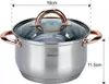 Kinghoff pots en acier 12 éléments Rosegold KH1765 Voir les images du produit 13