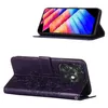 Lederhülle für Tecno Spark 10C Schmetterling Prägung Flip Produktbild-Vorschau 3