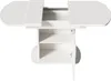 A white table with storage underneath, shown from a top-down perspective. Anteprima dell’immagine prodotto