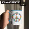 Trendation - Peace Zeichen Tasse Frieden Hippie 90er 80er Produktbild-Vorschau 4