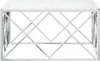 Couchtisch 80x80x40 cm Edelstahl und Glas Produktbild-Vorschau 4