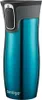 A teal colored Contigo brand insulated travel mug with a black and gray lid. Náhľad obrázku produktu