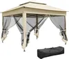 Outsunny Tonnelle de jardin exterieur Pop-up barum Pliant, Voir les images du produit 1