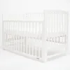 Łóżeczko New Baby LILLY ze zdejmowaną ścianką boczną białe Podgląd zdjęcia produktu 1