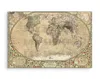 Obraz Mapa Świata Vintage Dekoracja 3D Ozdoba ścienna z Podgląd zdjęcia produktu 3